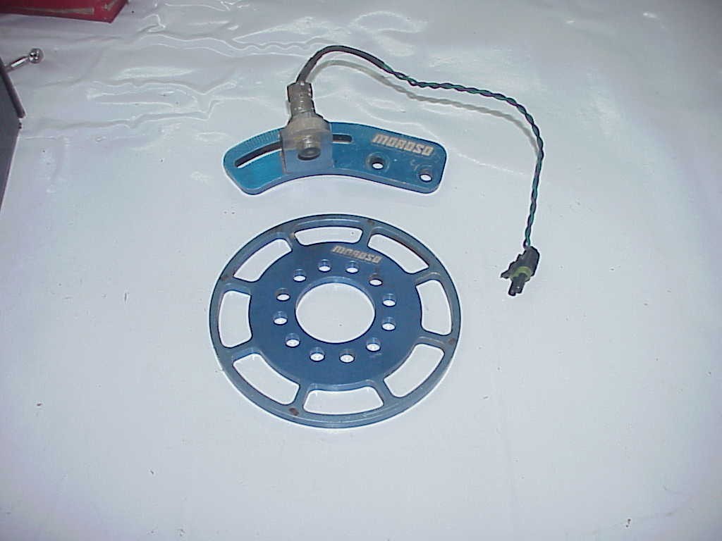 Moroso Crank Trigger Flying Magnet System with Wheel for SB Chevy Balancer MSD