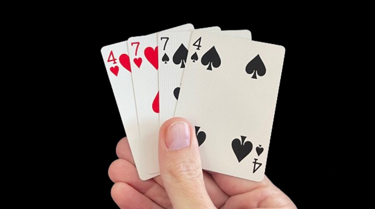 Double Face Aces - Magic Gaff Cards - Bicycle Cards