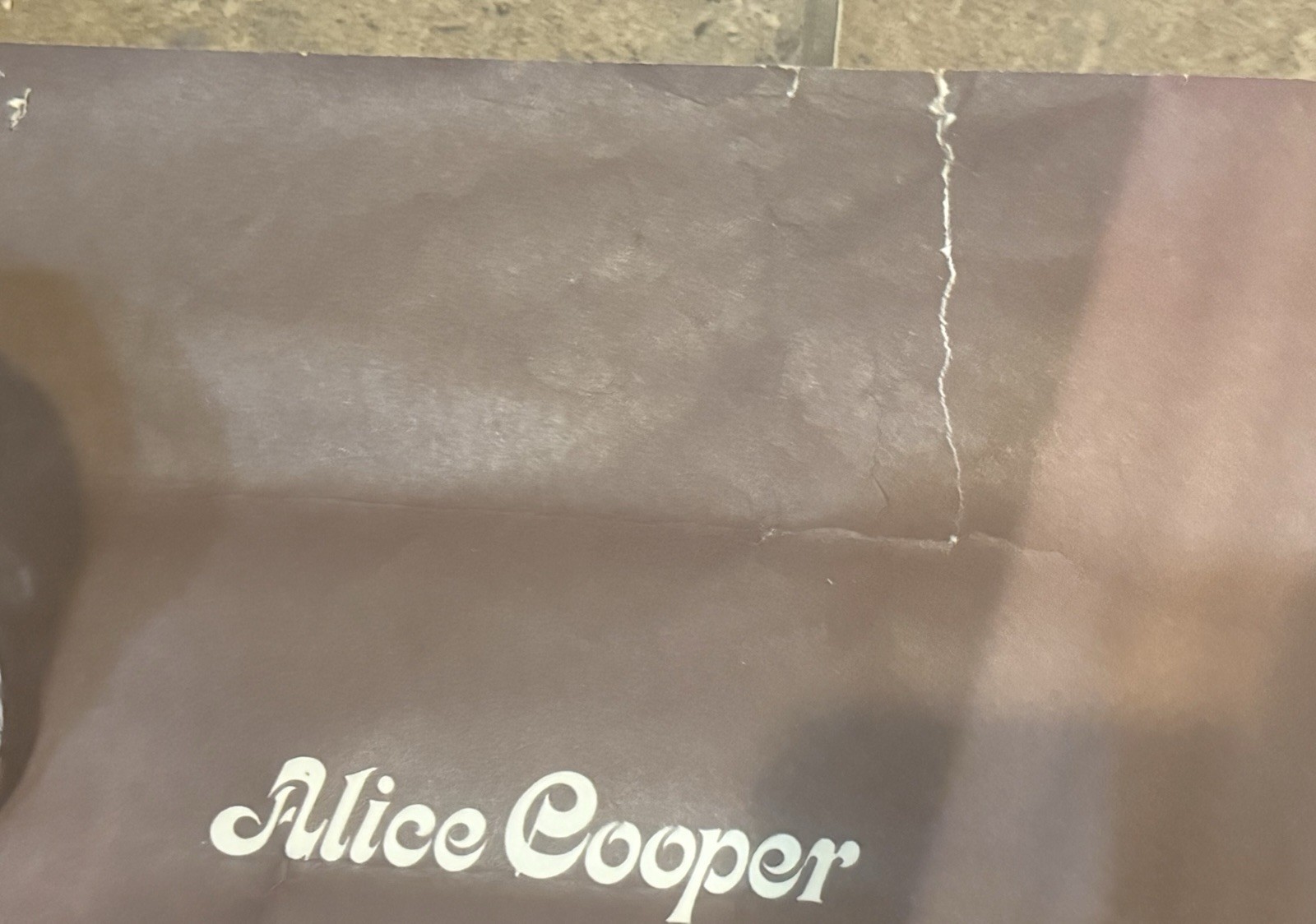 Vintage 1972 Alice Cooper Poster Studio One RARE 24 X 36
