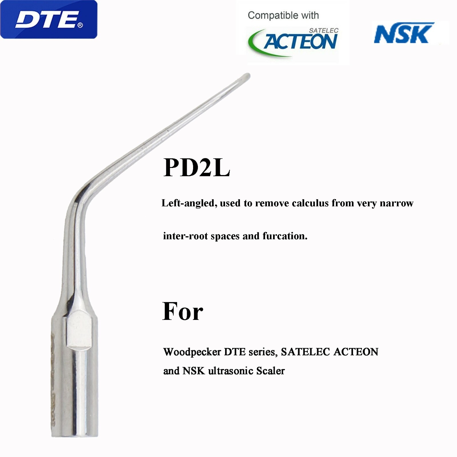 Woodpecker Dental Ultrasonic Piezo Scaler Tips Endo Perio DTE SATELEC NSK EMS