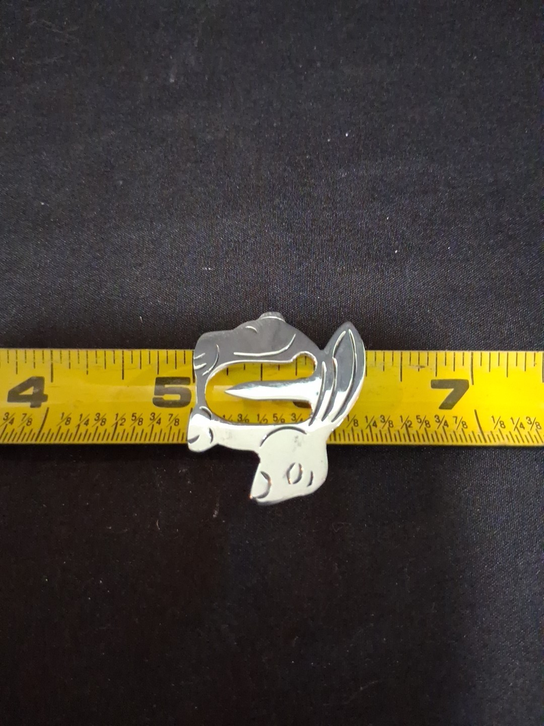 925 Sterling Silver Book Mark Bunny Rabbit Mirror Finish Just Polished