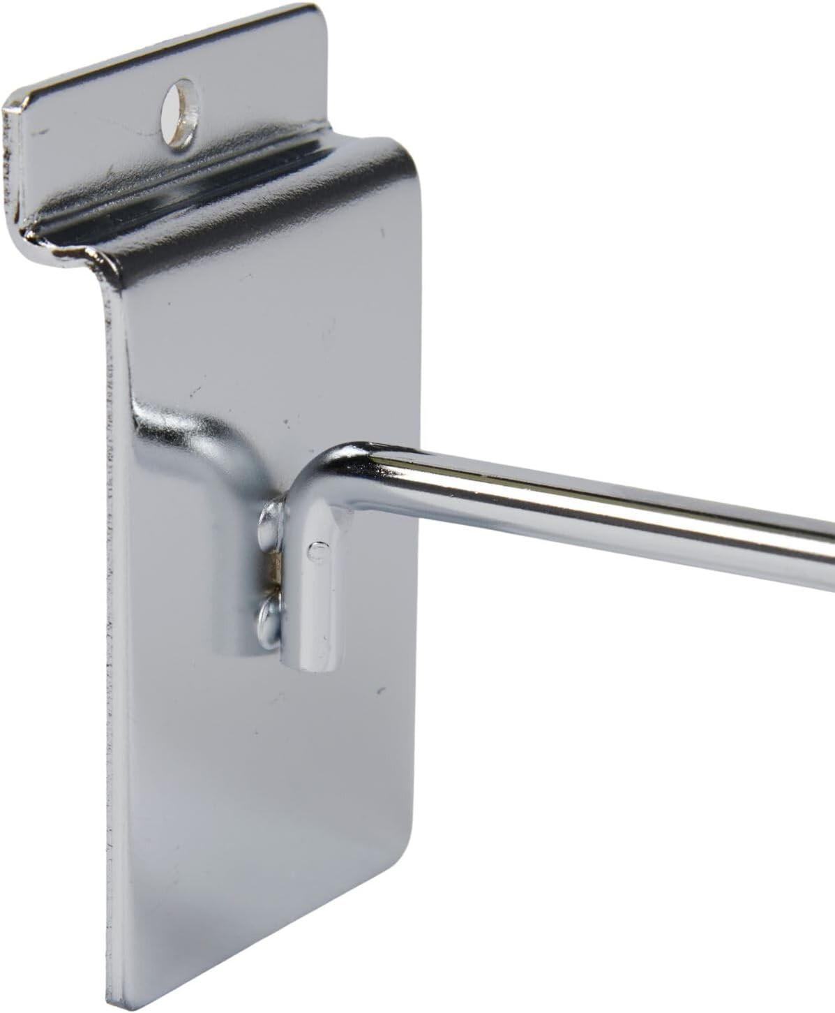 Slatwall Hat Set of 12 Racks Cap Slat Panels Chrome Display Hook Retail Store