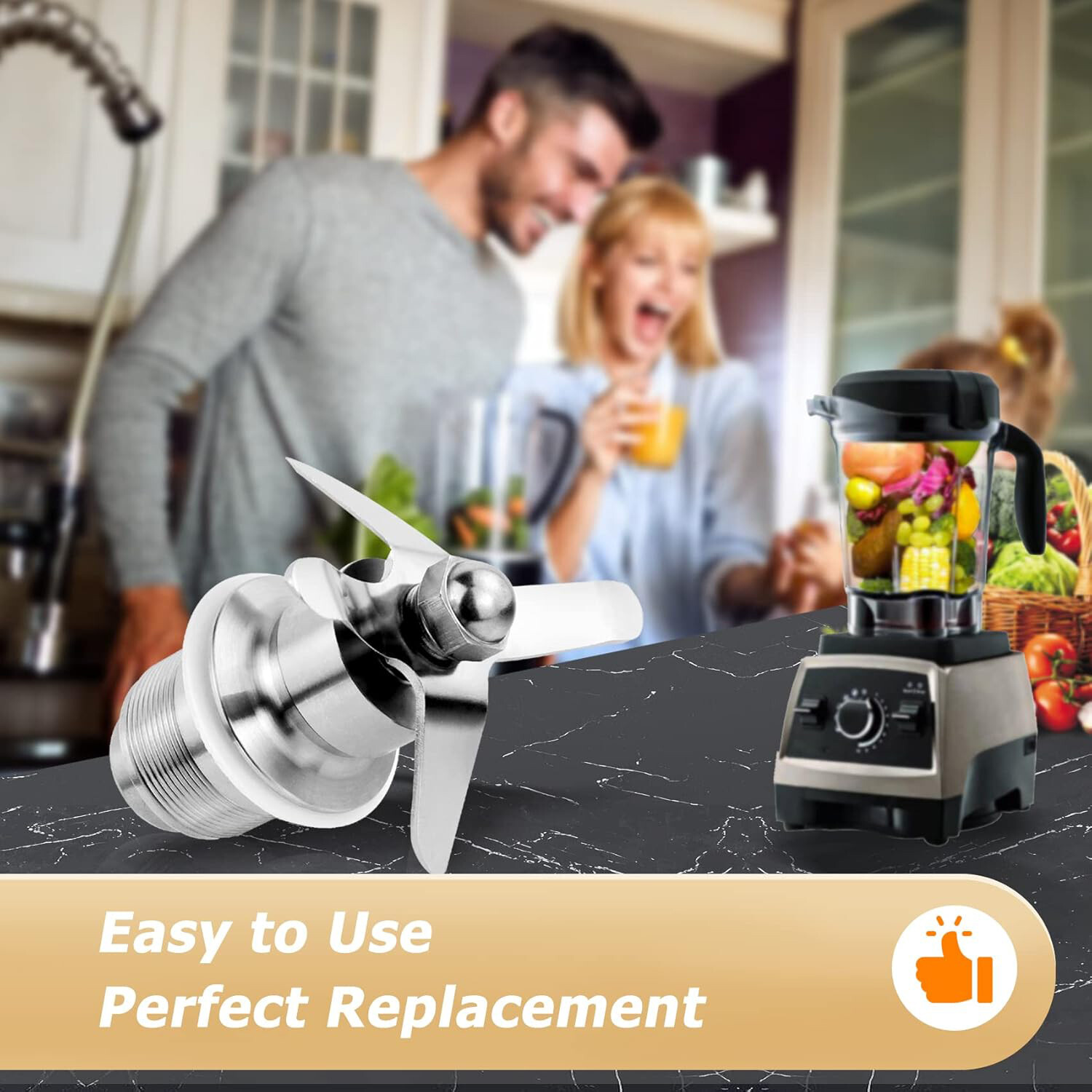 For Waring CB6 CB10 CB15 Cutting Blade Assembly Replacement 502977 Assembled