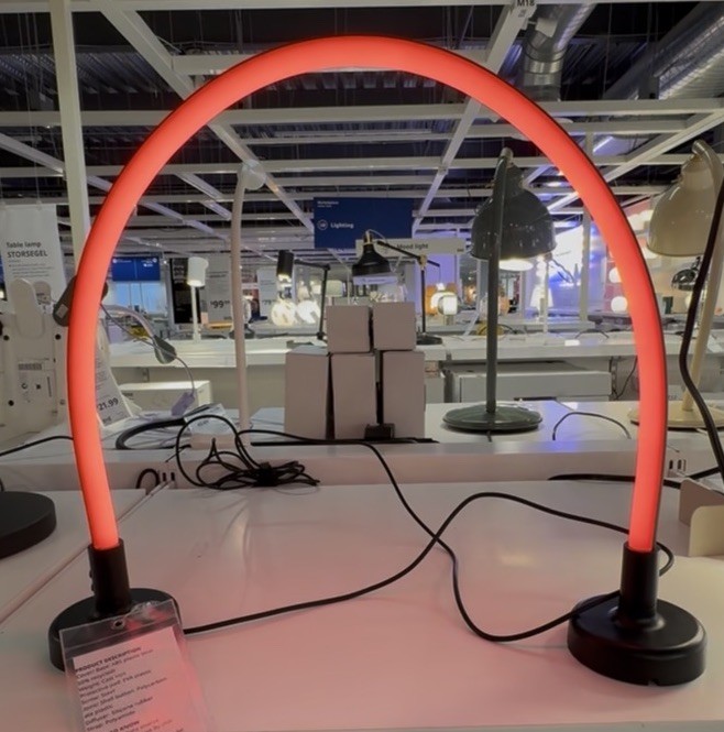 IKEA SMÅSNÖRE LED Decorative Lighting Dimmable Adjustable Table Lamp New In Box