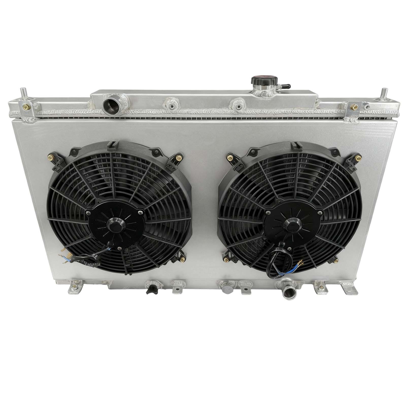MT For Honda Element CR-V EX EX-L LX 2002-2006 Aluminum Radiator+Fan Shroud