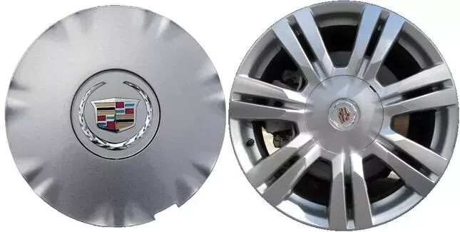 1x For 2010-2016 SRX 18" Wheel Plastic&Acrylic Rim Center Hub Cap Cover #9599024