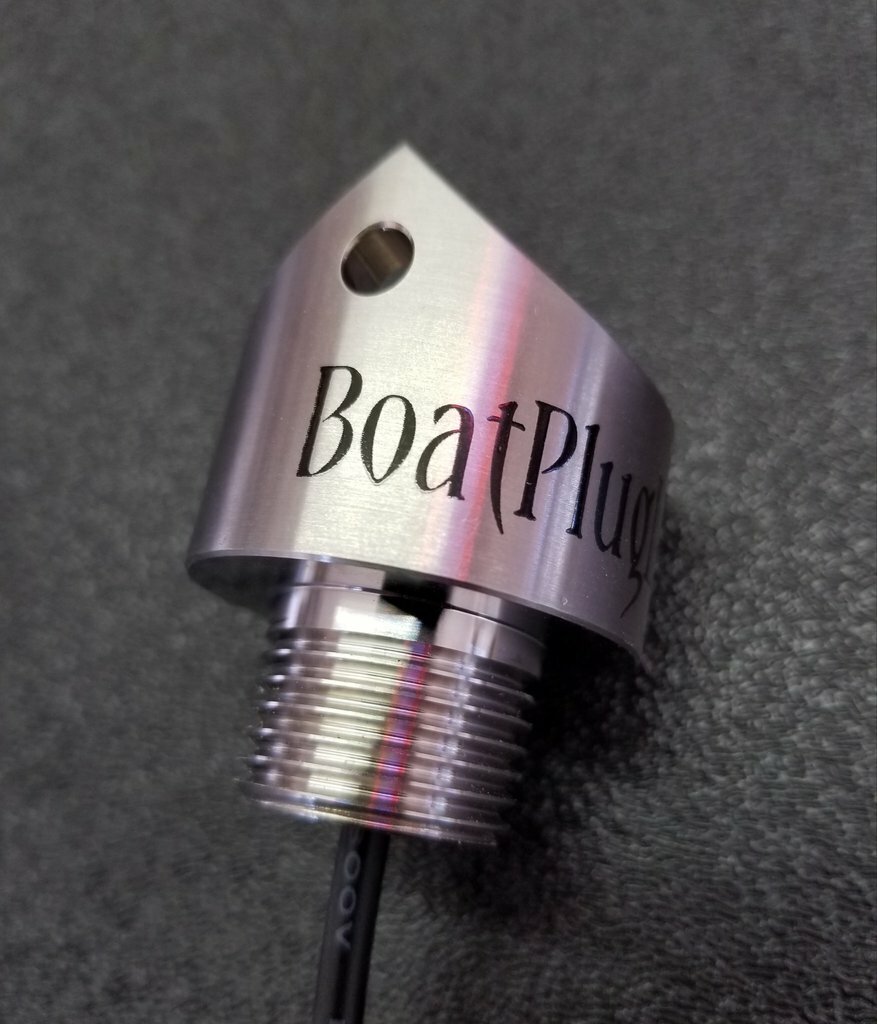 BLUE BTS BOAT DRAIN PLUG LIGHT MADE IN THE USA! - THE BRIGHTEST THAT EXIST!