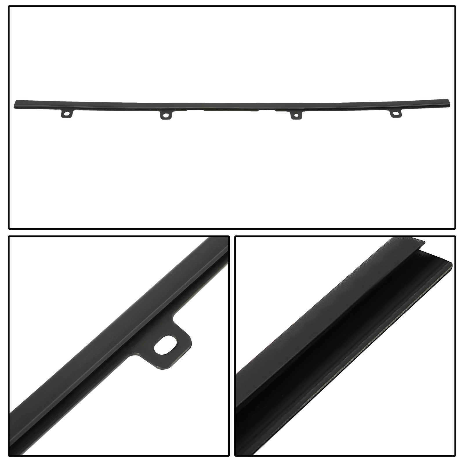 For 2017-2022 Ford Super Duty F250 F350 Flex Step Tailgate Molding Cover Cap Kit