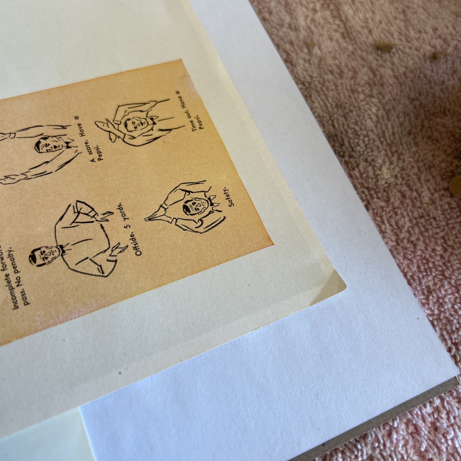 2 Original Pepsi -cola Paper Signs Both Double Dots Signs