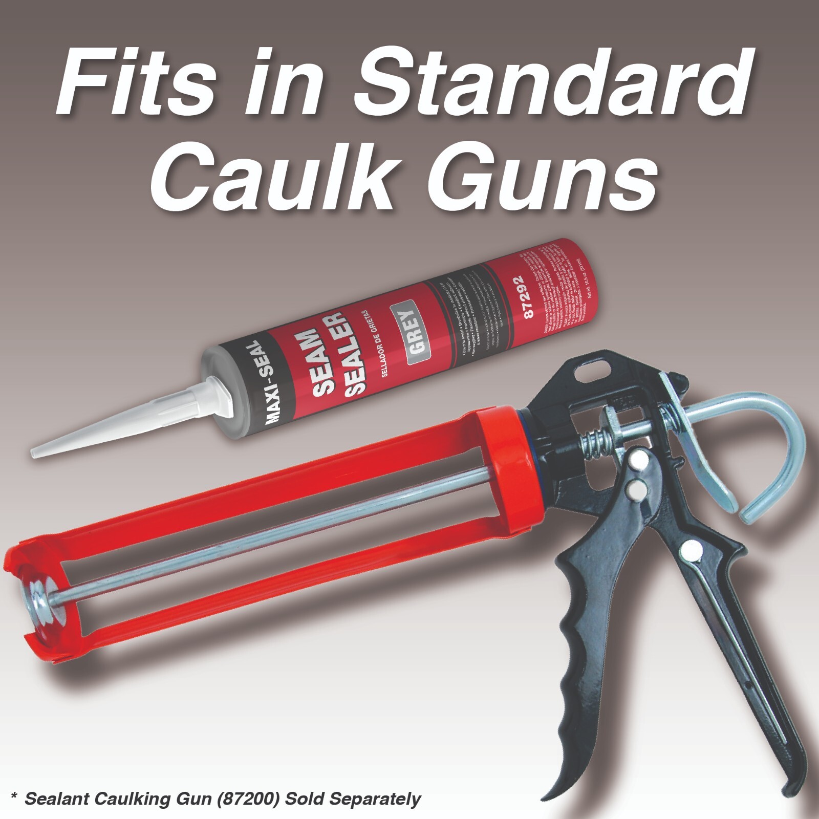 Maxi-Seal Polyurethane Seam Sealer Automotive - Grey, 10.5oz Tube