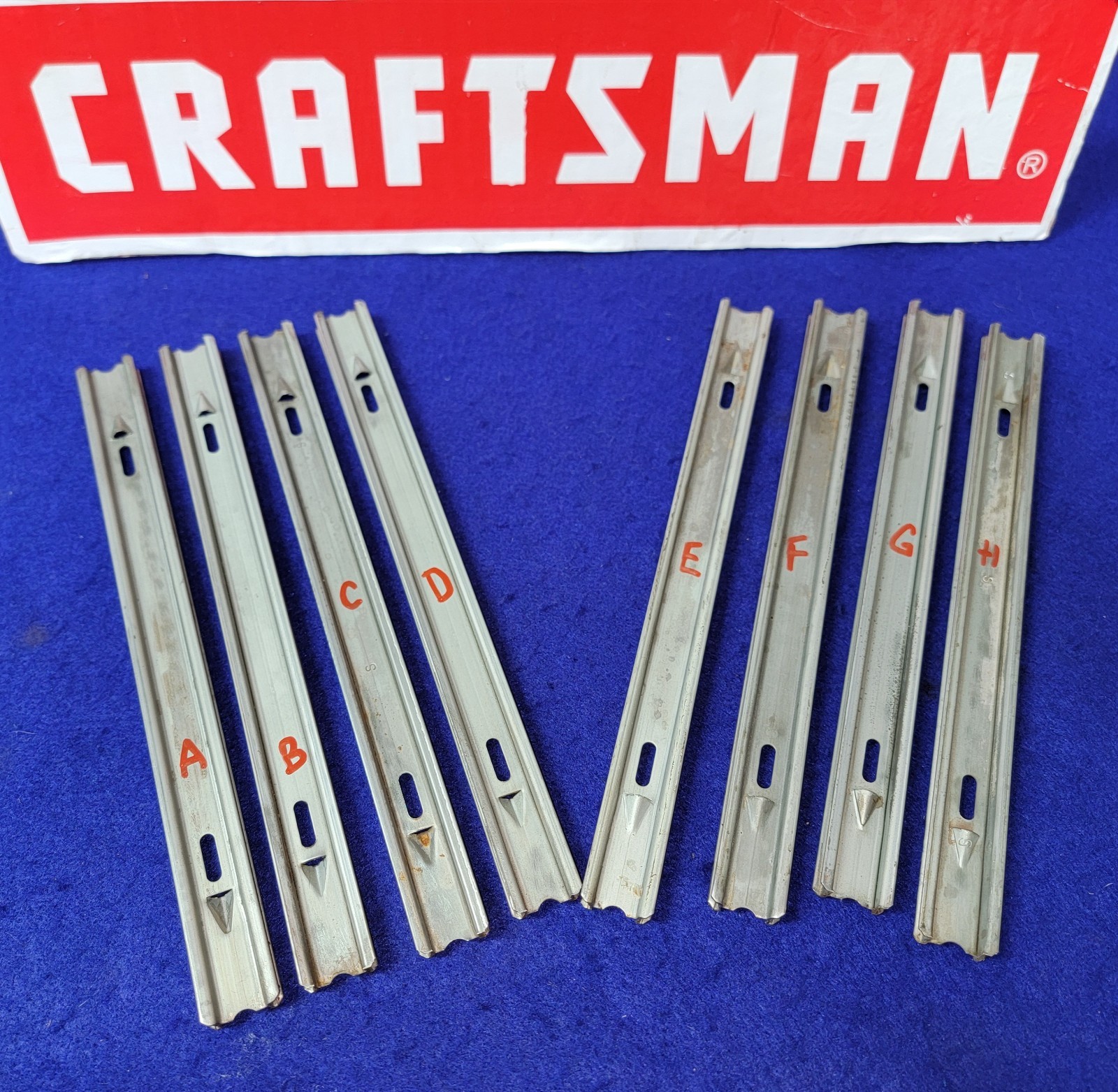 CRAFTSMAN Tool Cabinet PARTS - Friction DRAWER SLIDES 10.5" Long (Sold Each) USA
