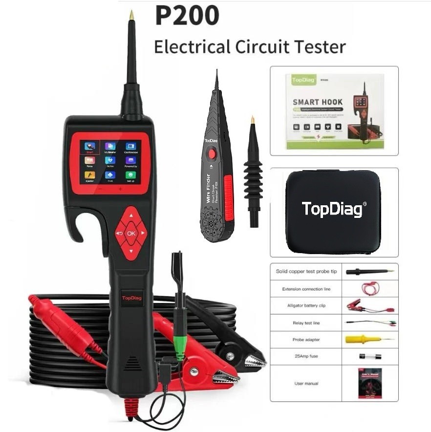 2026New P200 Car Power Probe Kit Circuit Tester Car Electrical System Analyzer