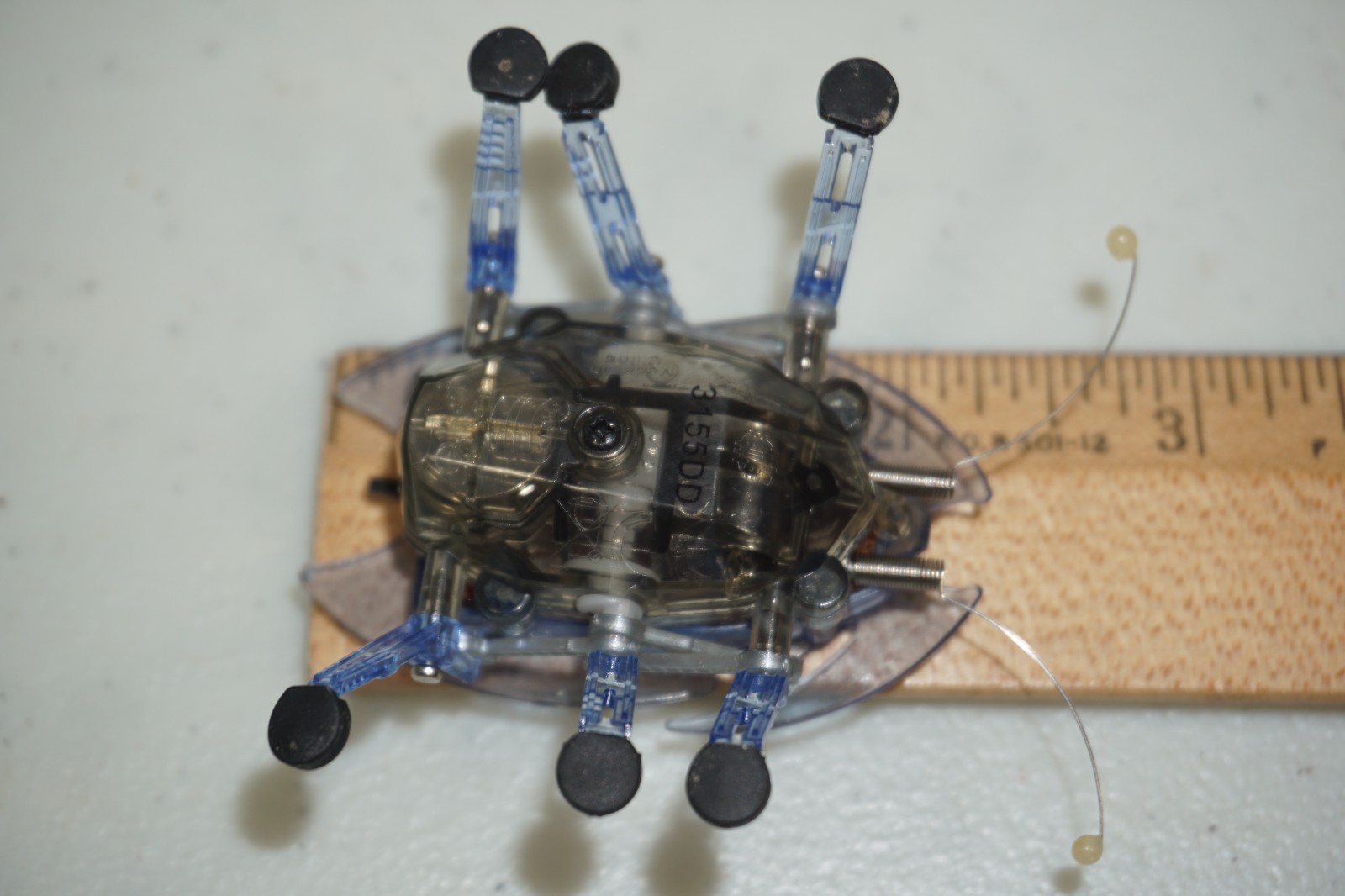 Hexbug Blue Beetle Robot Insect Toy & Purple Nano Bug Lot