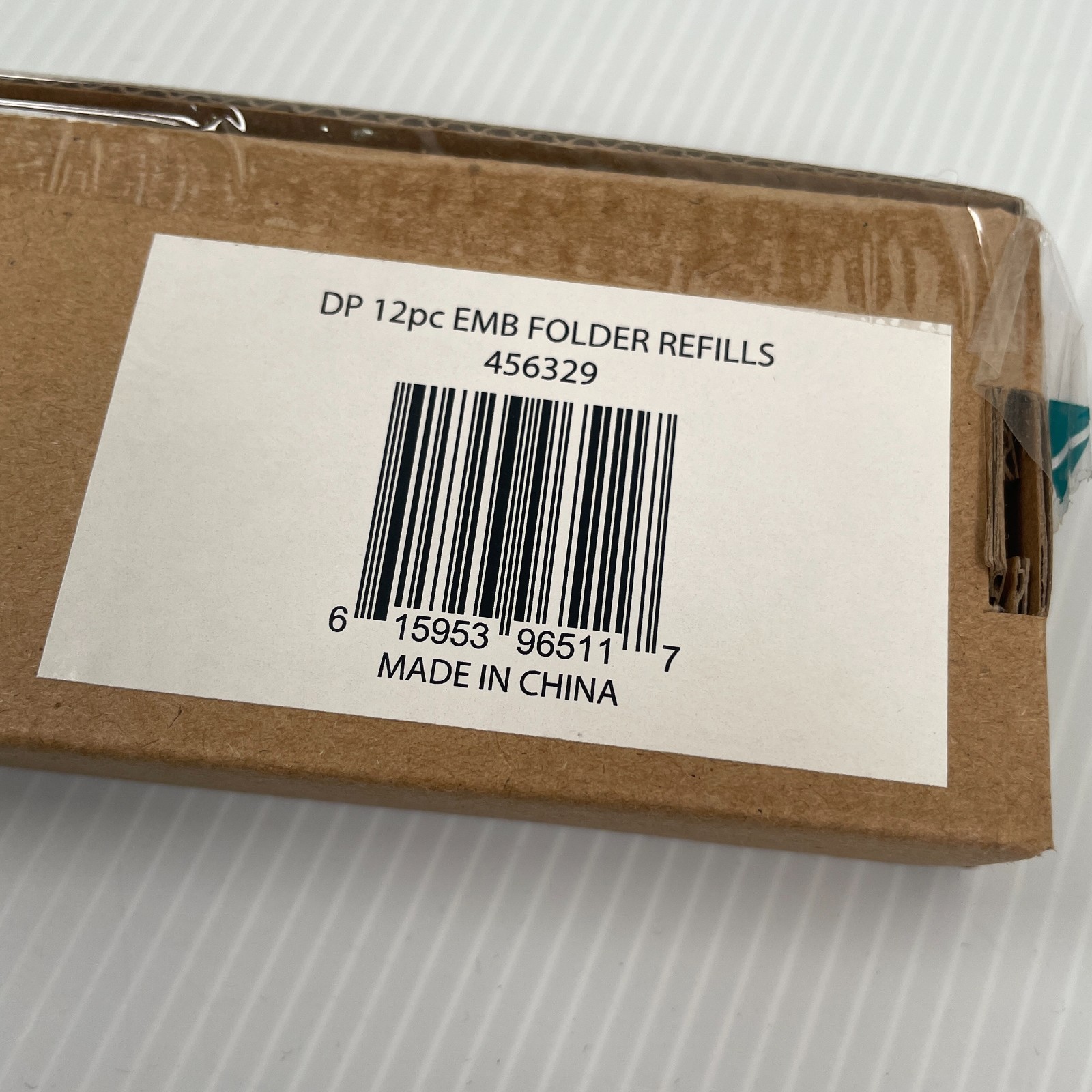 Diamond Press Blank Embossing Folder Refilss (Set of 12 Piece) 456329 NEW