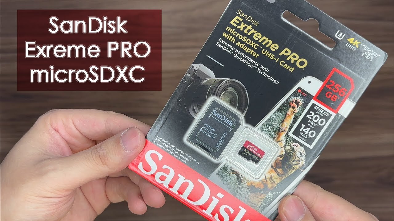 SanDisk Extreme PRO Card Memory Micro SD 32GB 64GB 128GB 256GB 512GB 1TB V30 4K