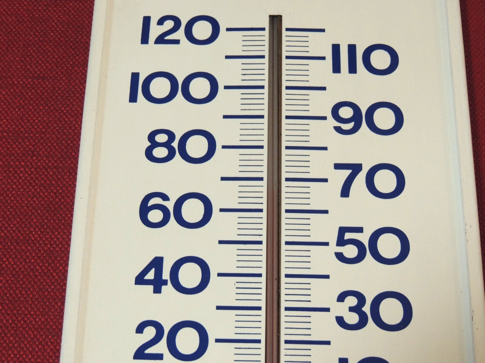 Vintage Pepsi Advertising Metal Thermometer 28" x 7 1/2", PM 1105, 2-83, NrMT