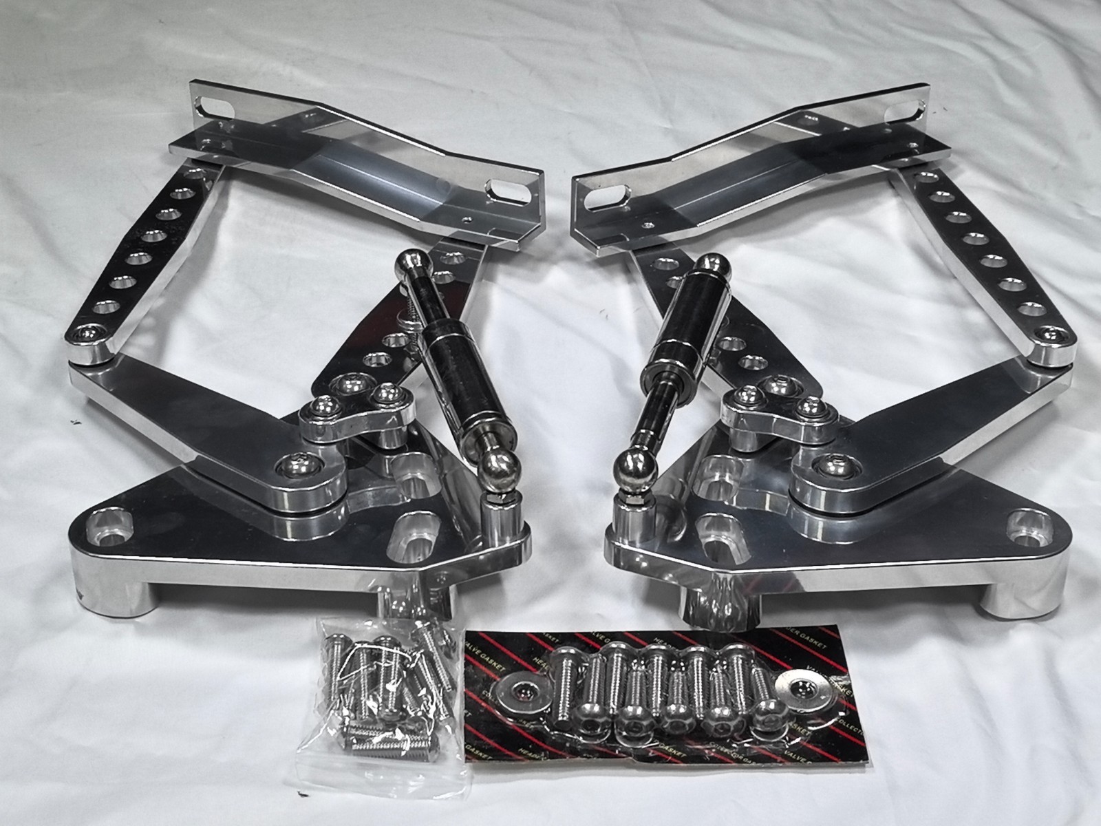 Chevrolet C10 1967 1968 1969 1970 71 72 GM Truck Hood Hinge Pair Billet Aluminum