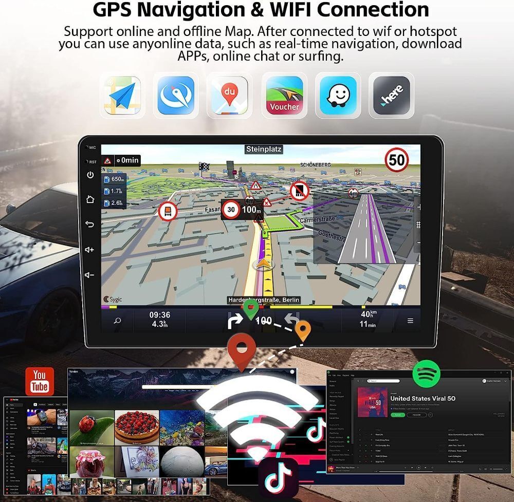 For Mazda 3 2004-2009 Android 15 Car Stereo Radio GPS Navi WIFI BT Carplay 2+32G