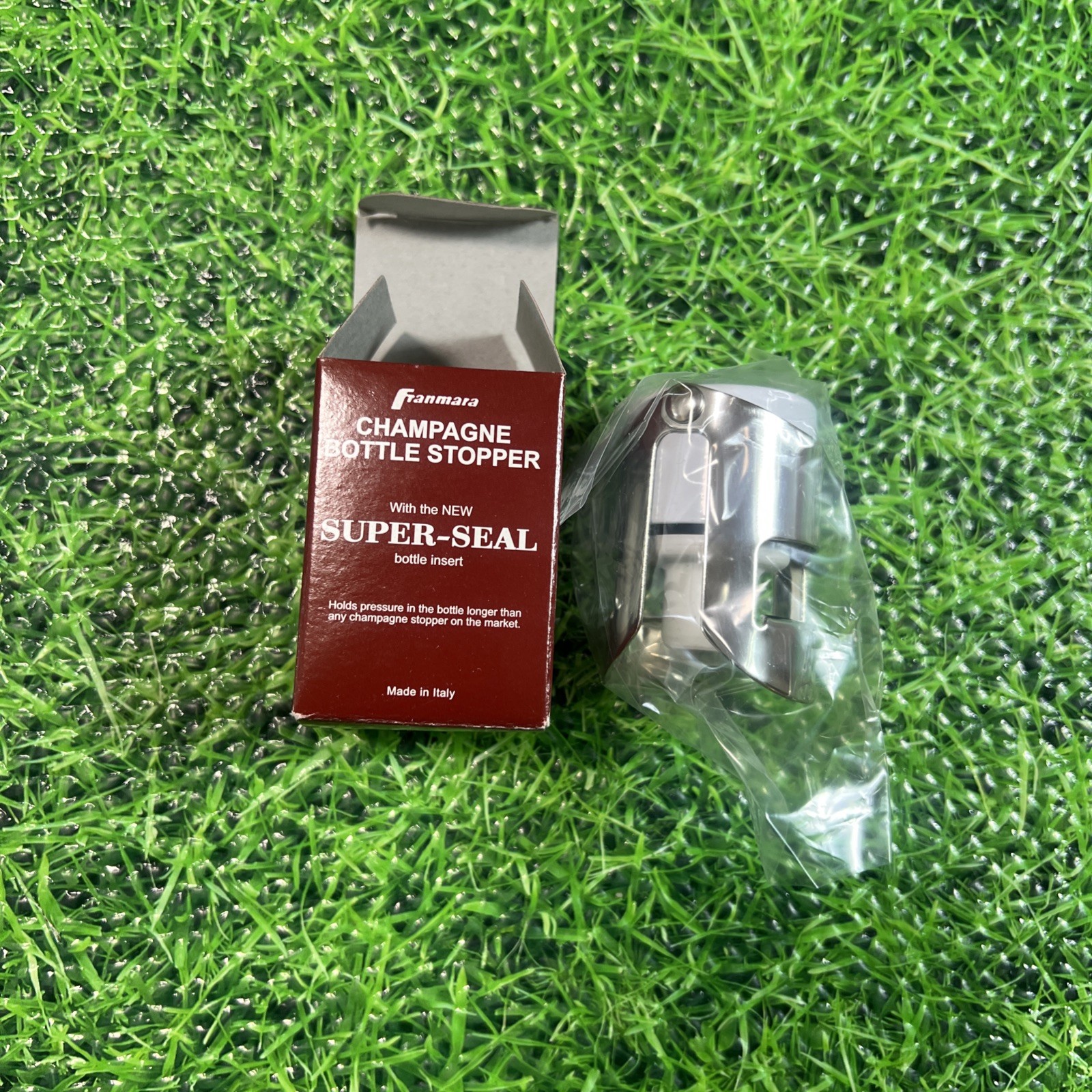 Champagne Bottle Stopper Beer & Soda Cap Opener Franmara 2250-BX Super-Seal New