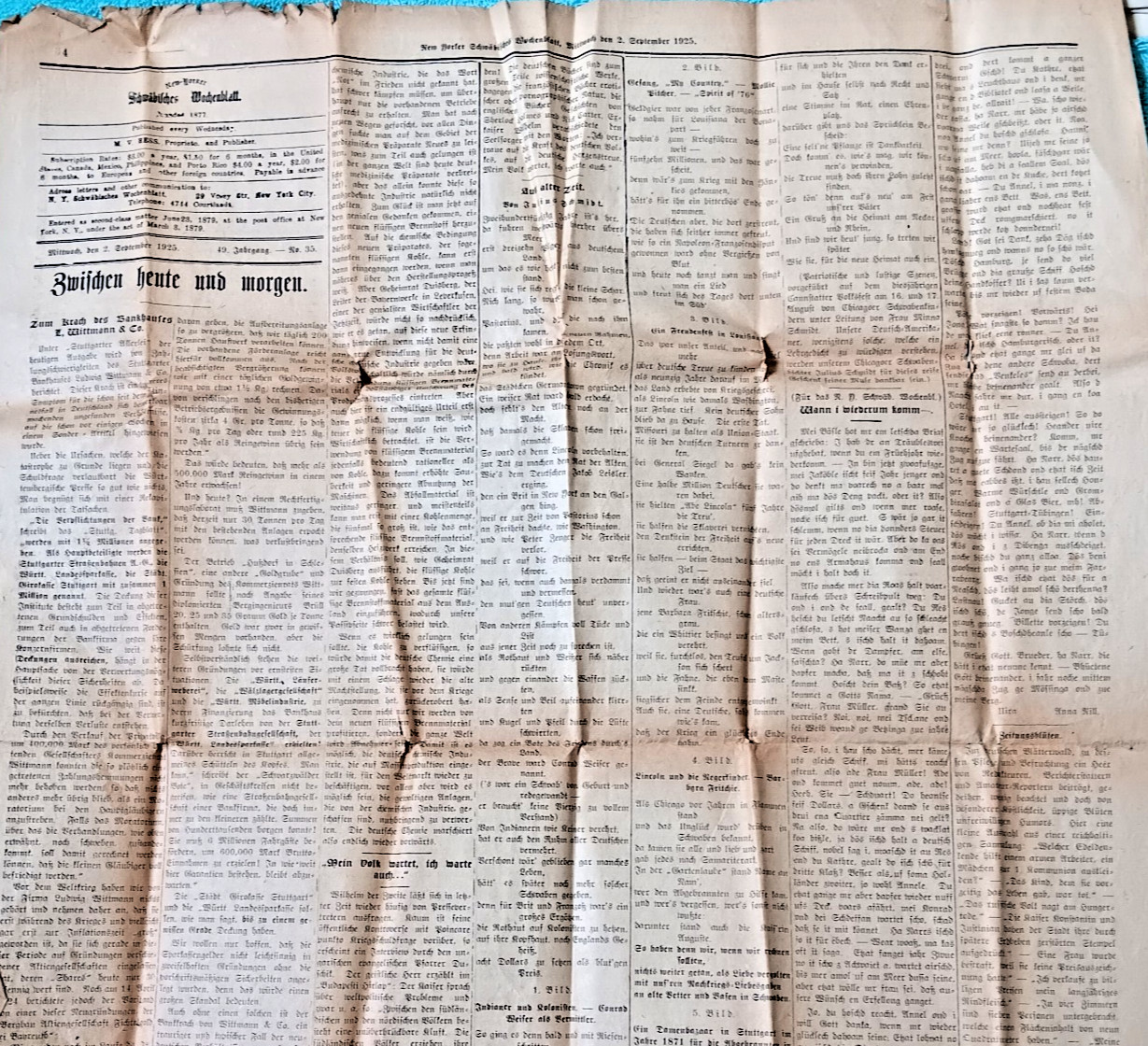 1910 to 1930's letter's from and to Nazi supporter stock #799