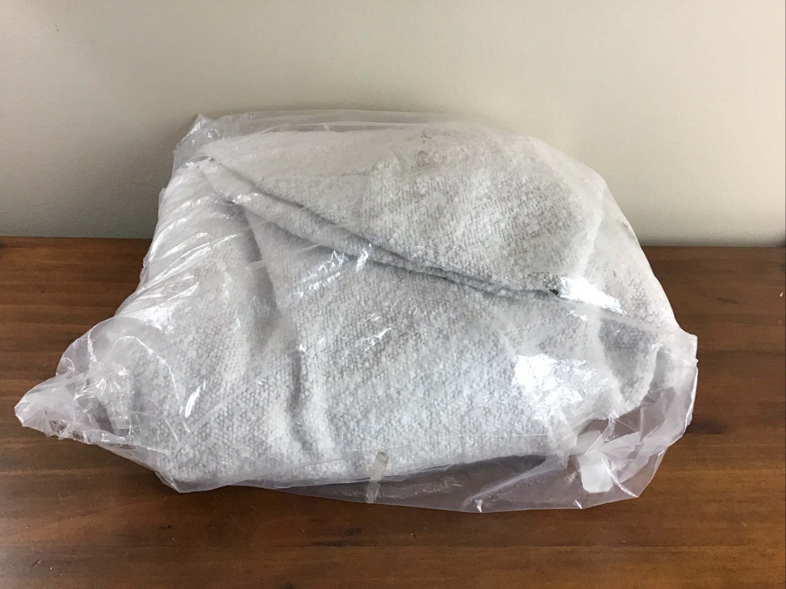 Pottery Barn Teen Chunky Boucle Ivory Bean Bag Chair Large Slipcover Cover NOB