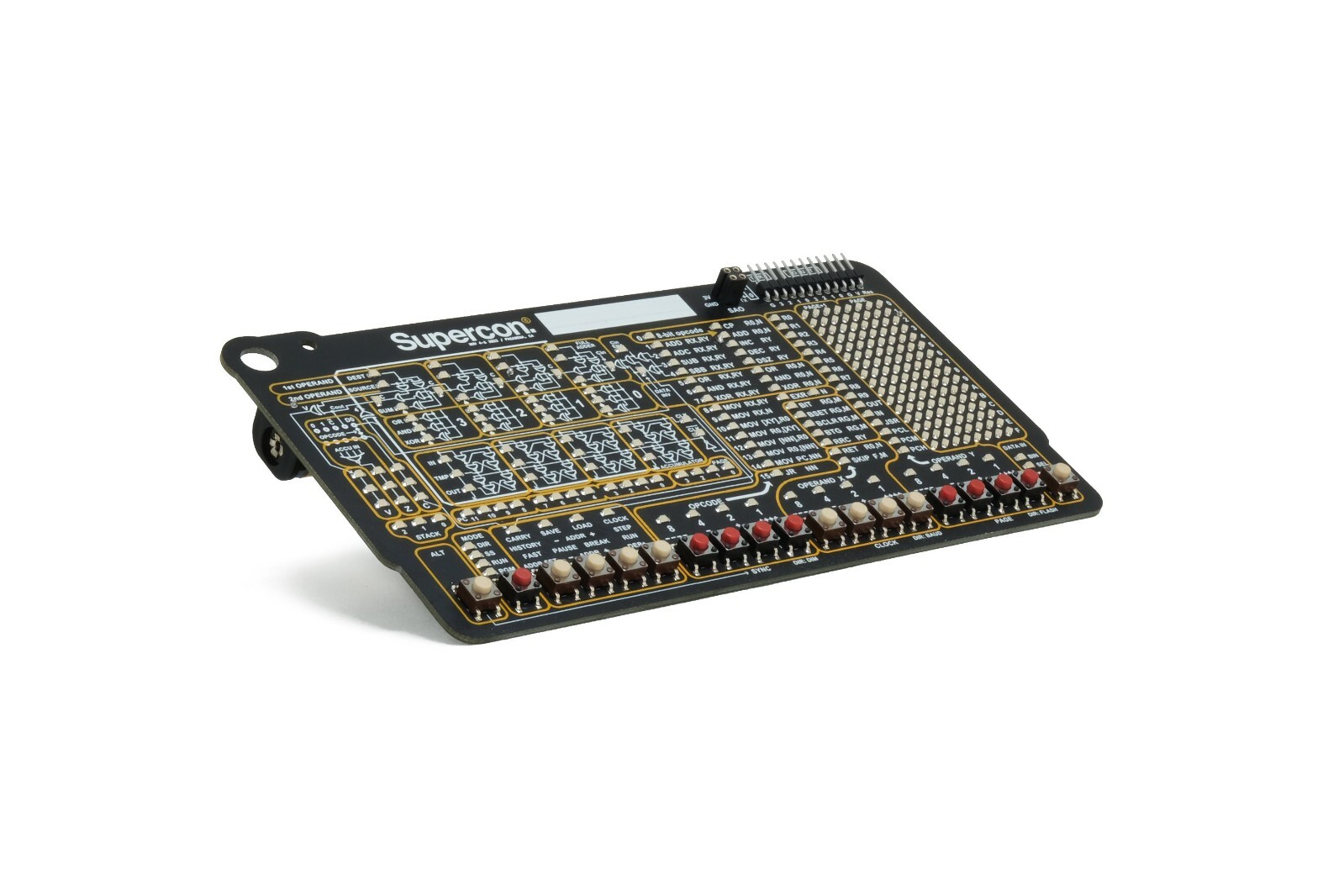 Rare Vintage Design Supercon 4 Bit Computer, Program Binary and Assembly Code