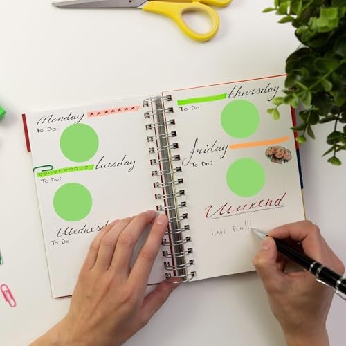 2 Inch Dot Matte Green Color Code Labels for Color Coding and 2 inches