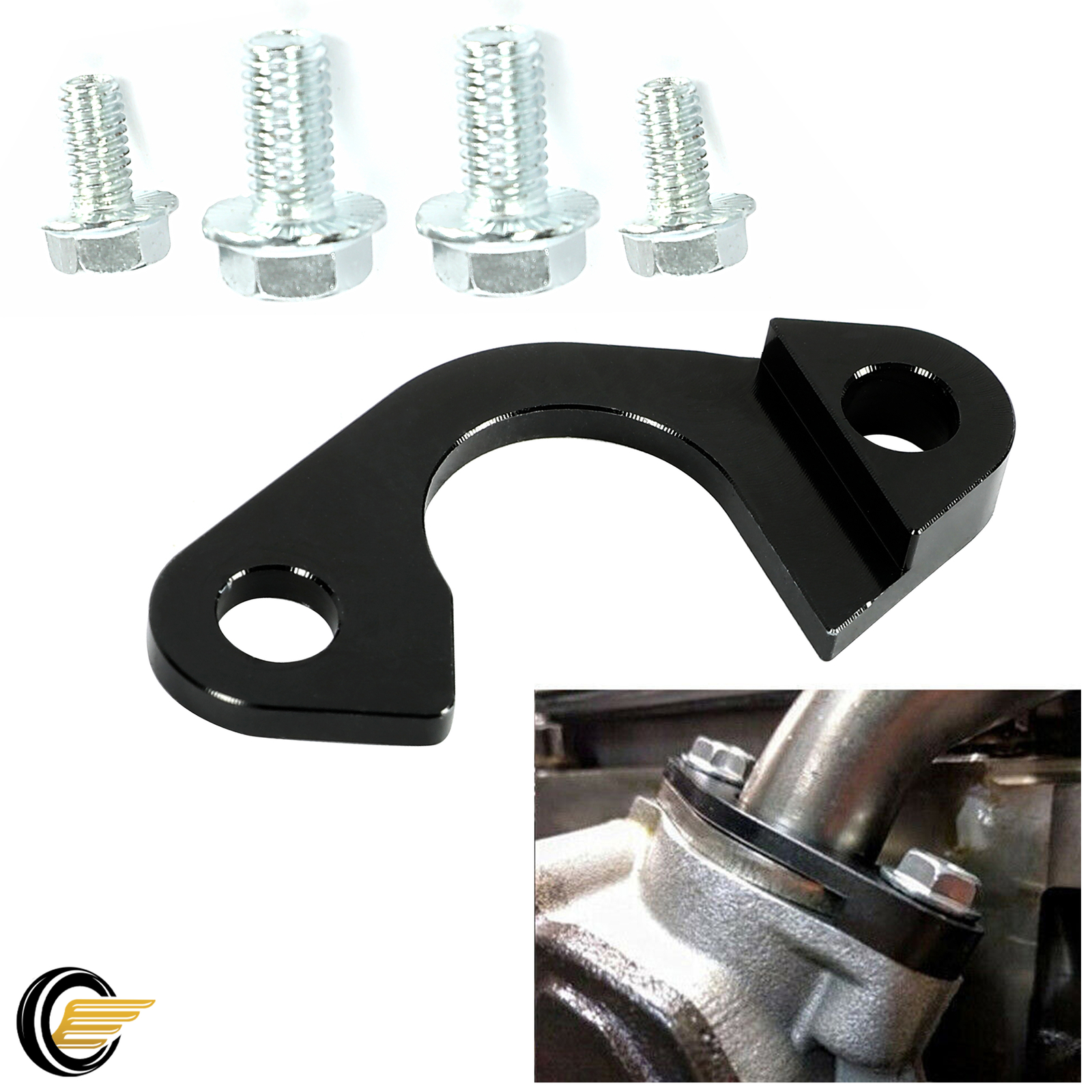 Billet LS Oil Pump Pick-up Tube Pipe Hold Down Support Brace Girdle LS1 LS2 LS3