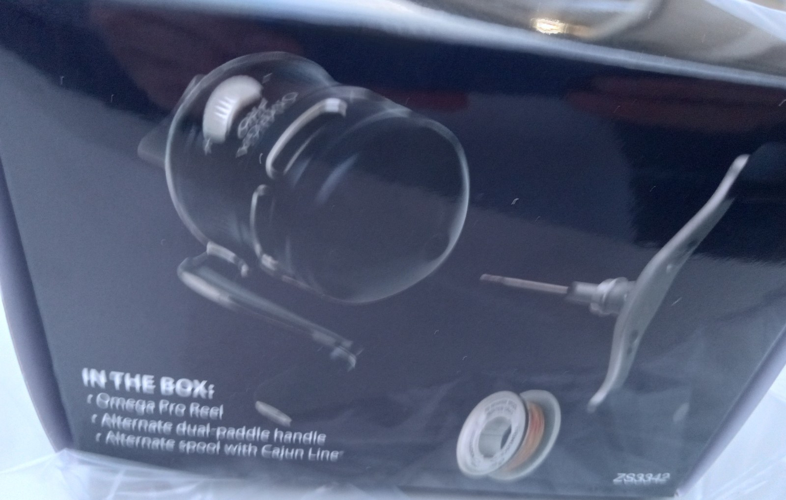 new in box ZEBCO OMEGA PRO 3 Z03PRO 3.4:1 W/10LB LINE 7 BEARING SPINCAST REEL