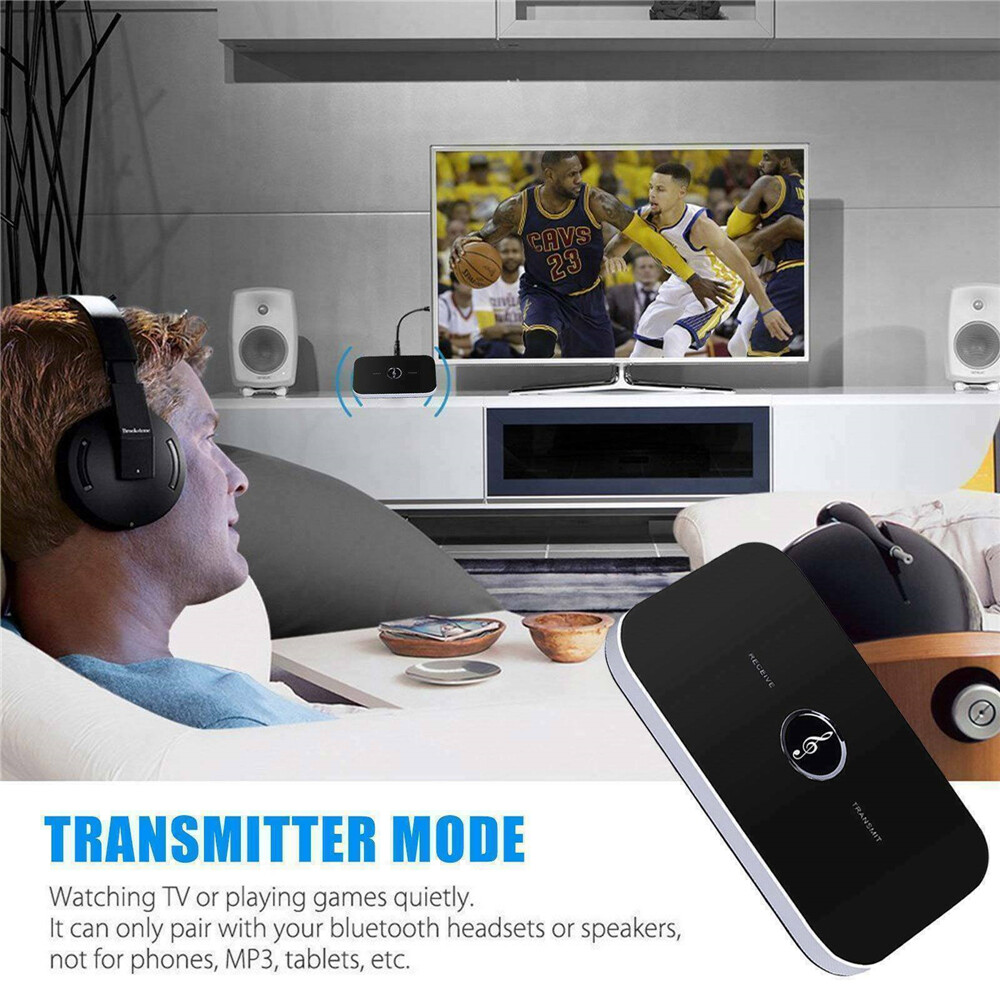 2in1 Bluetooth Transmitter + Receiver Wireless A2DP Home TV Stereo Audio Adapter