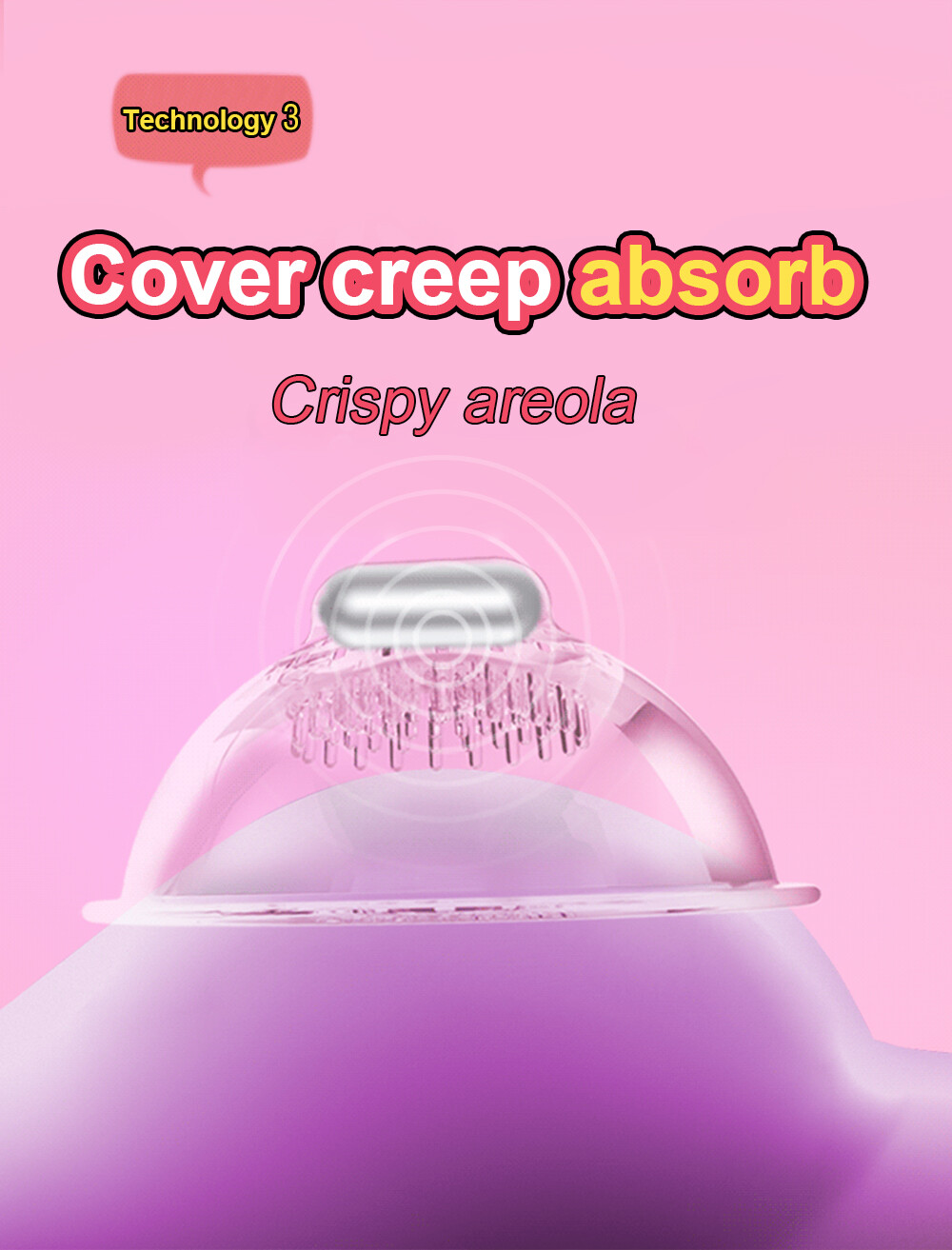 Breast Stimulator Pump Sucking Nipple Clit Vibrator Silicone Sex Toys For Women