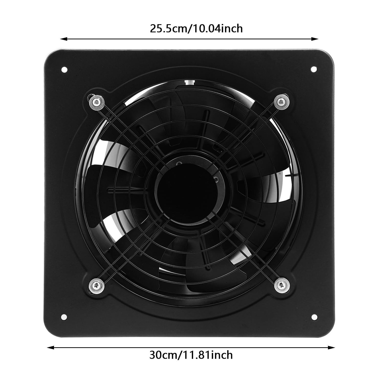 10'' Explosion Proof Exhaust Fan, 100W 741CFM Industrial Axial Flow Fan Utility