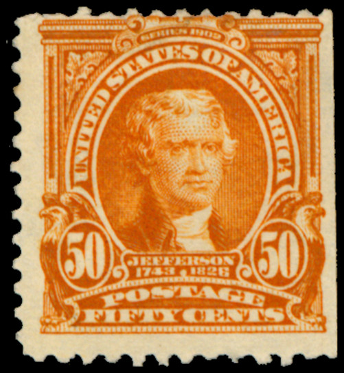 US Scott 310 Mint Hinged, Fine, SCV $425.00