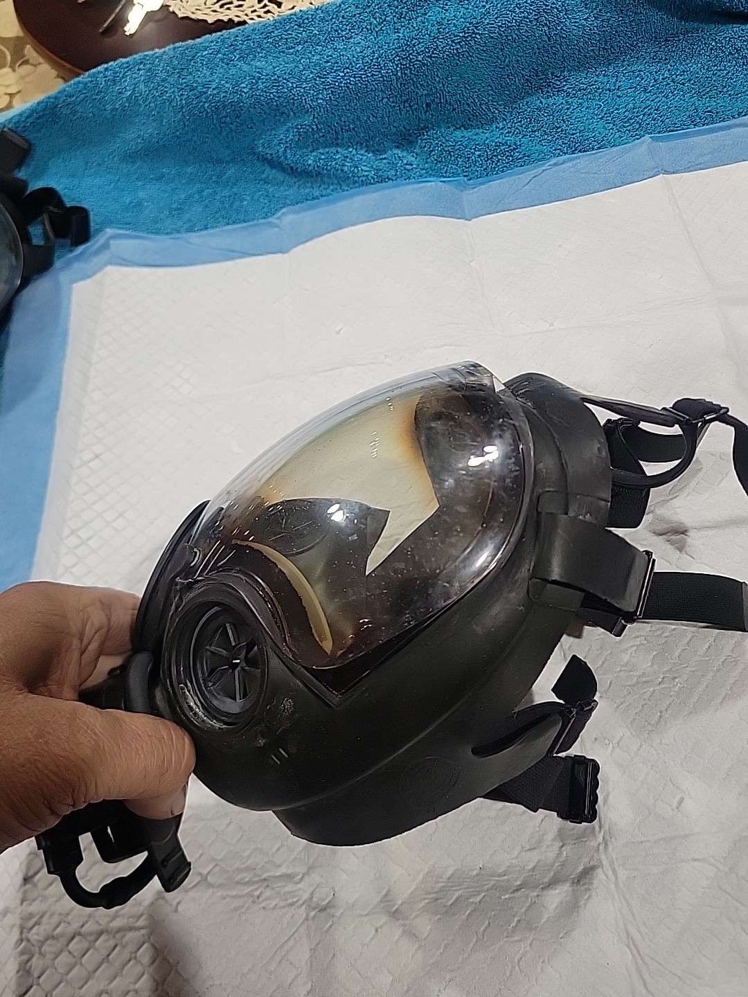 MSA Millennium Riot Control Gas Mask, Size MEDIUM Clear 10051287 A8