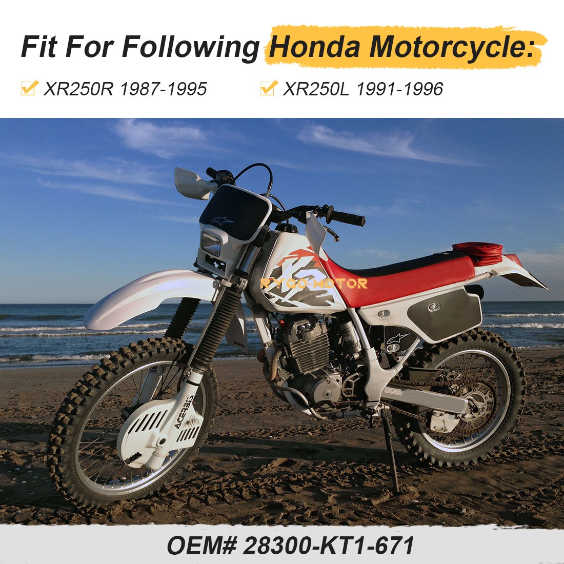 Kick Starter Lever For Honda XR250R 1987-1995, XR250L 1991-1996 # 28300-KT1-671