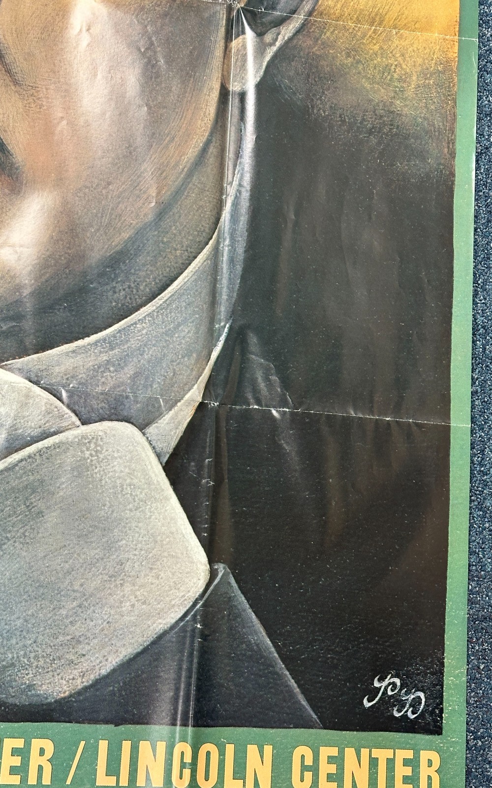 Vintage "The Three Penny Opera" Vivian Beaumont Theater Poster by Paul Davis