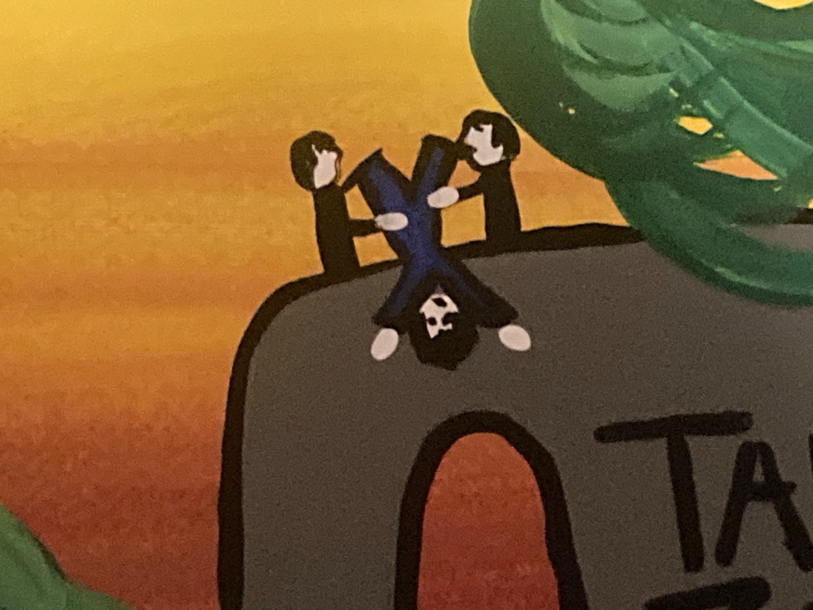 henry hill goodfellas Signed Original Goodfellas Painting TANPA ZOO COA ON BACK