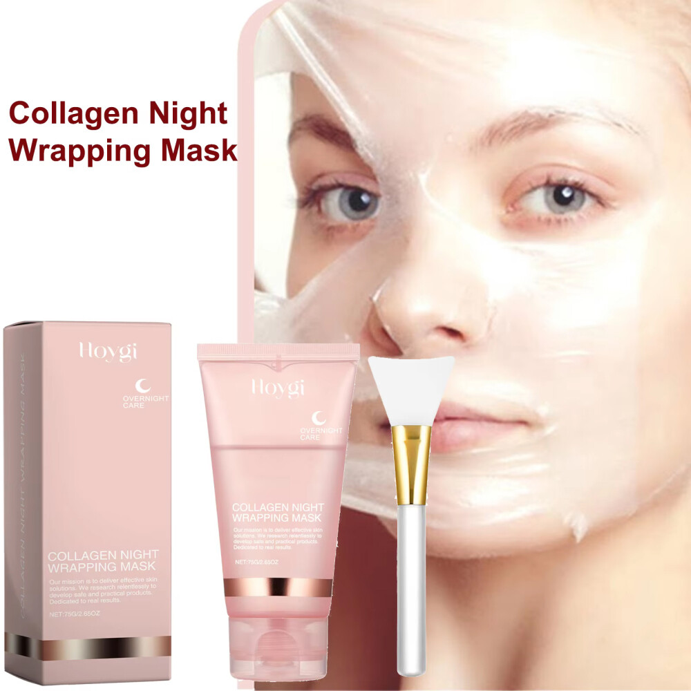 Collagen Night Wrapping Mask Overnight Peel Off Hydrolyzed Collagen Facial Mask