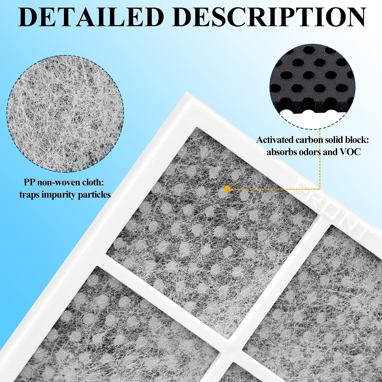 1/2/3/4 Pack LG LT120F Fresh Air 6 Month Replacement Refrigerator Air Filter NEW