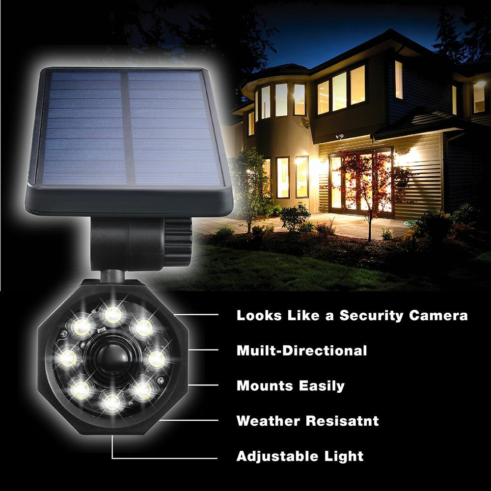 Bell + Howell Bionic Spotlight Solar Outdoor Light Wireless Motion Sensor 5 Pack