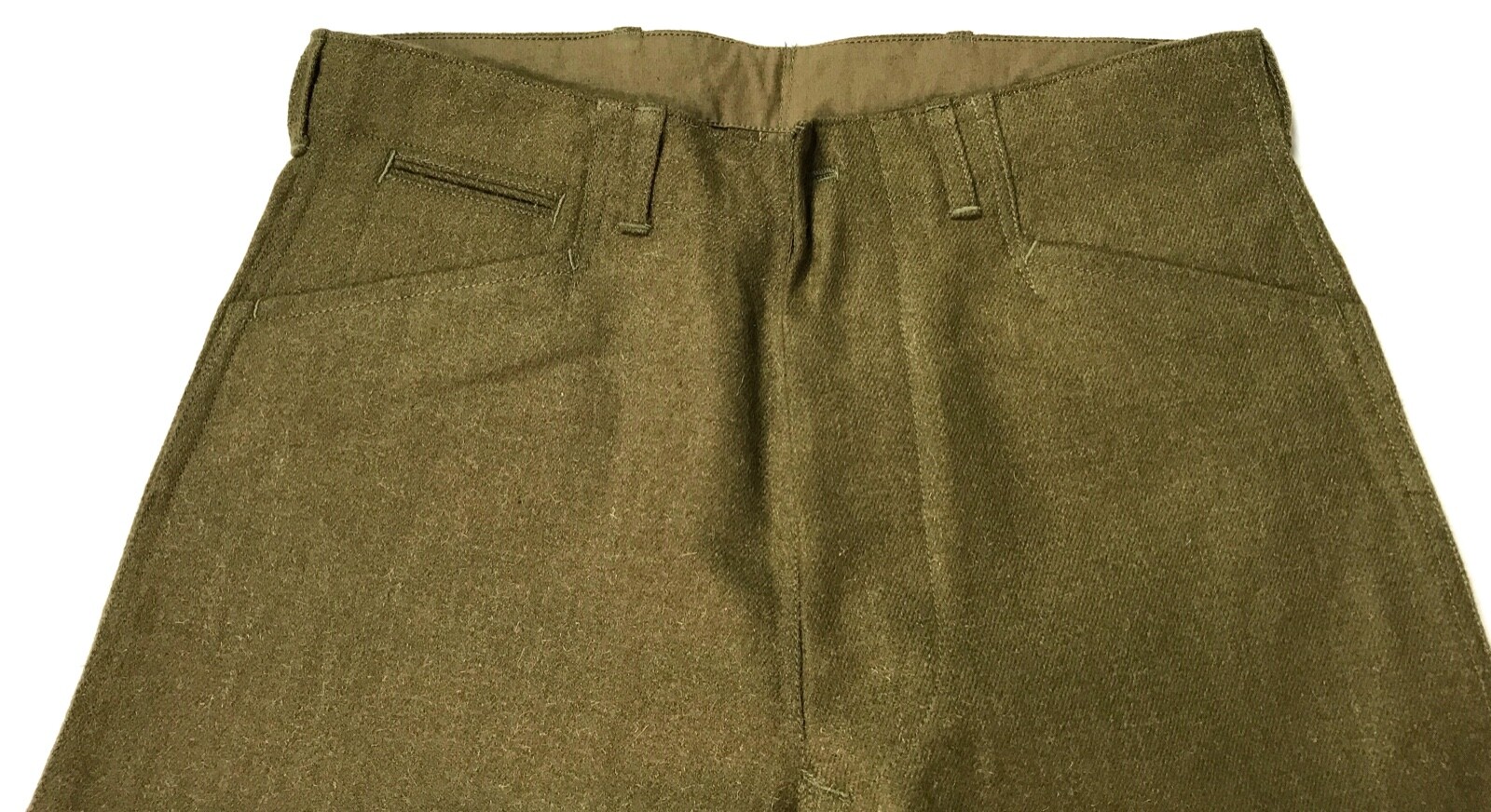 WWI US M1917 WOOL COMBAT FIELD BREECHES TROUSERS- SIZE SMALL 32 WAIST