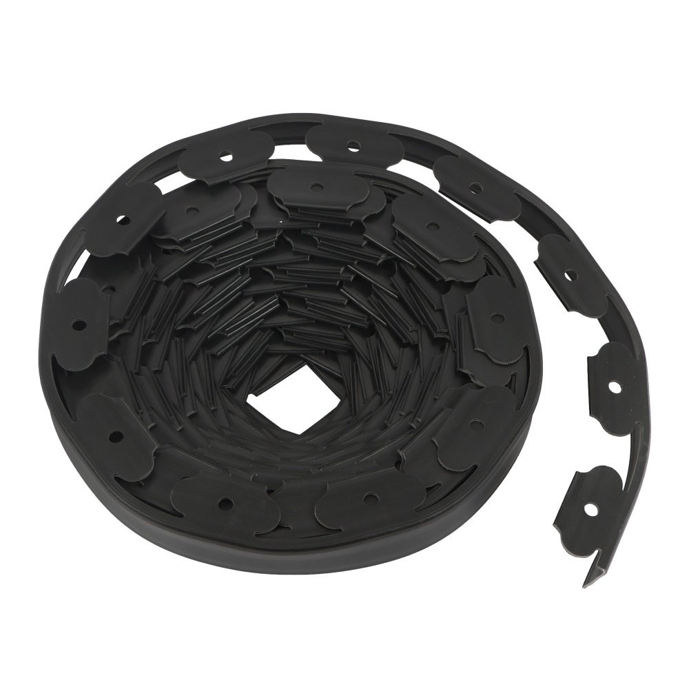 Landscape L-shaped Lawn Garden Edging Kit 60FT Flexible Border Paver & 24 Stakes