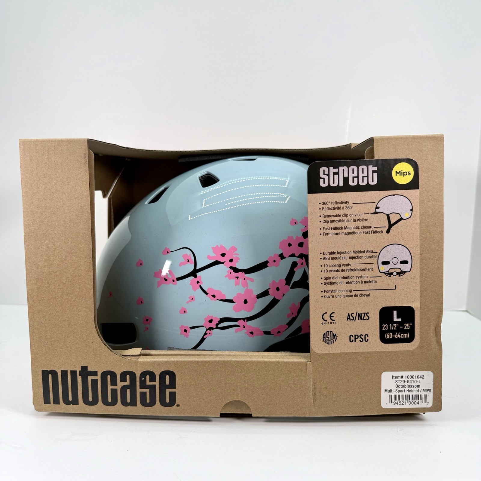 Nutcase Street - Large - MIPS Helmet - Octoblossom - 23.5”-25” - New w/ Tags