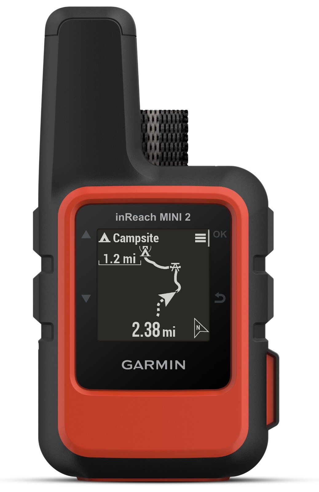 Garmin inReach Mini 2 Compact GPS Satellite Communicator 010-02602-00, Flame Red