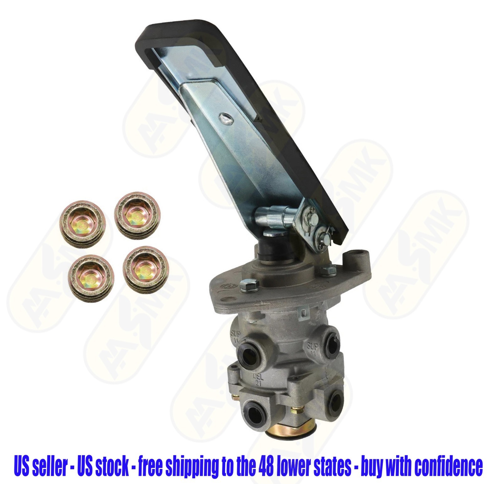 286171N E6 FOOT BRAKE VALVE W/ TREADLE ASSEMBLY – BENDIX REPLACEMENT – USA