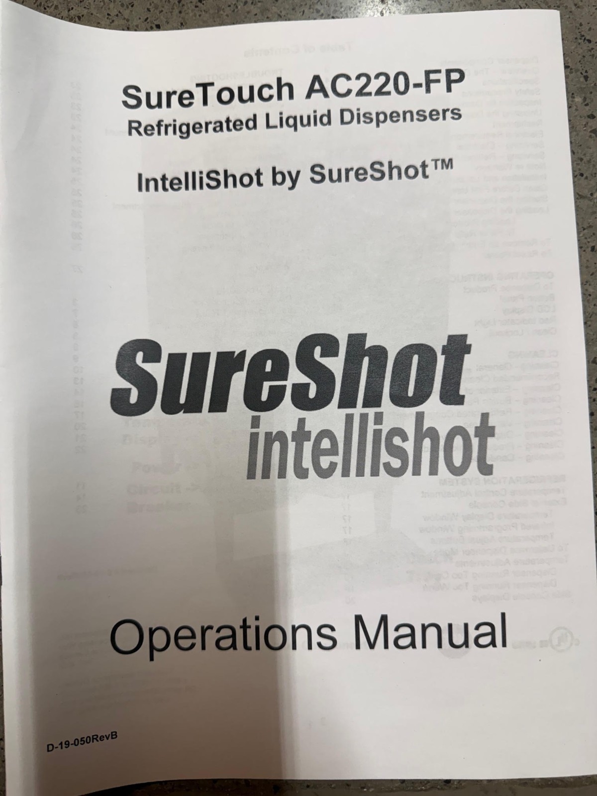 Baskin Robbins SURESHOT Refrigerated Milk/Cream Liquid Dispenser AC20 AC220-FP-8