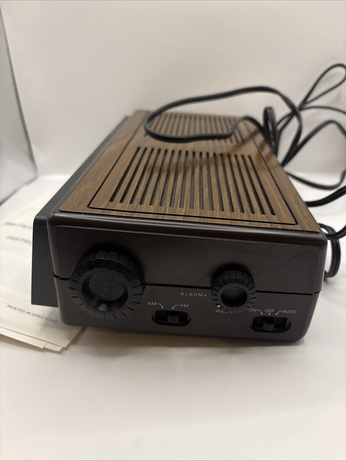 Vintage Stewart AM FM Radio Alarm Clock 1983 Model ST280 New!