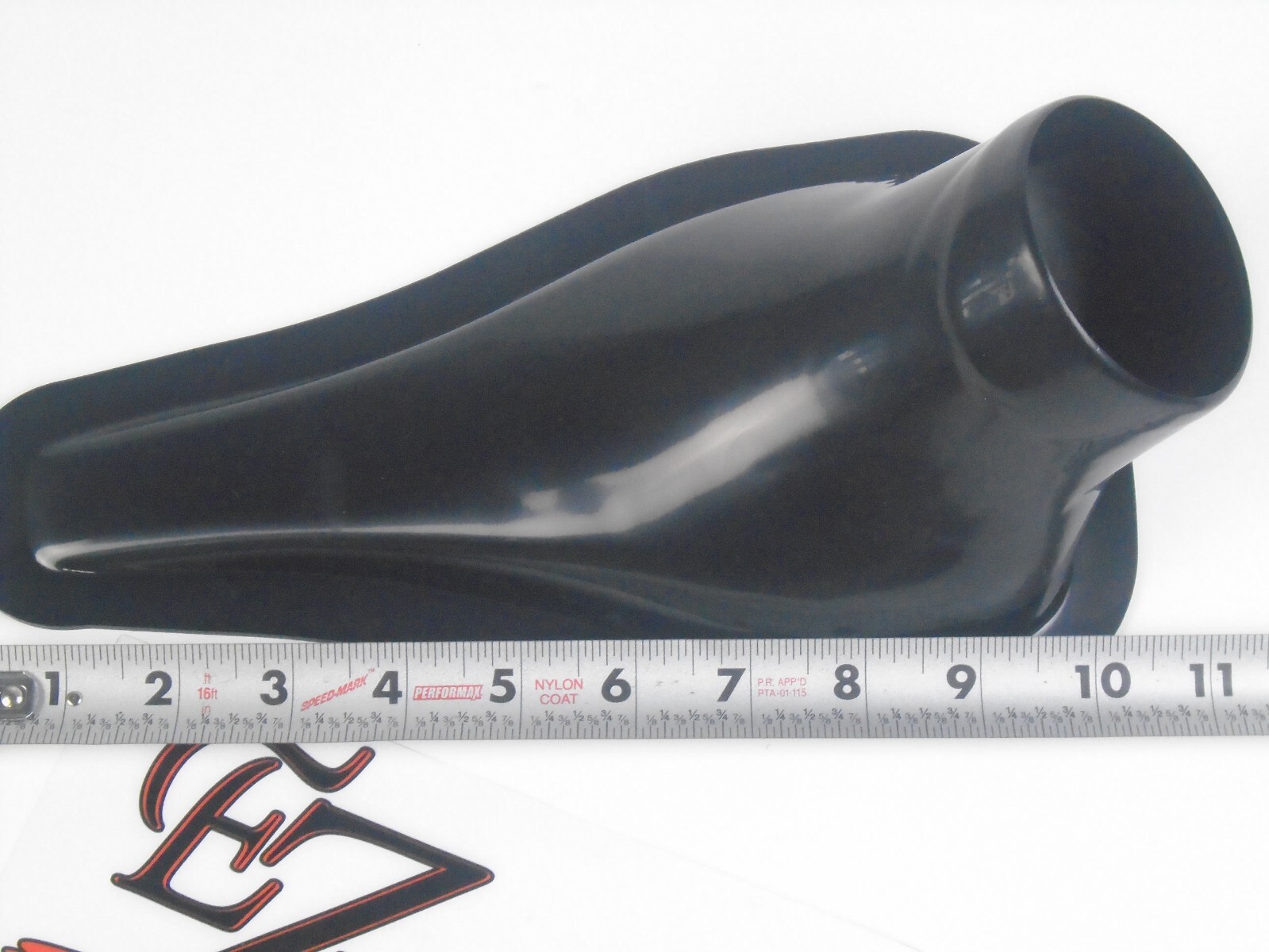 Single 3" Black NACA Air/Brake Duct NACA Duct 3" Tube Molded Plastic