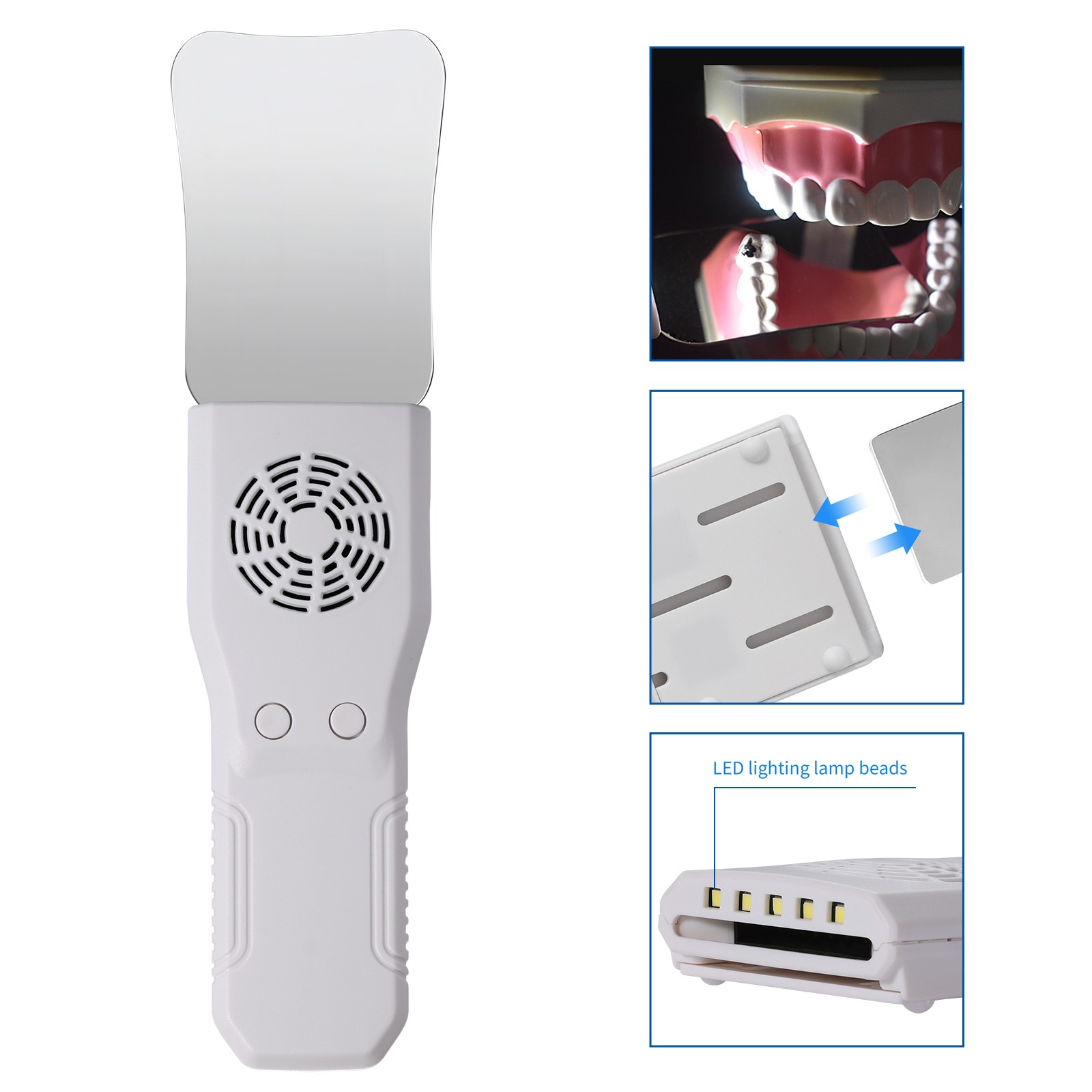 Dental Occlusal Fog Free LED Intra Oral Photo System 4 Mirror Anti-Fog