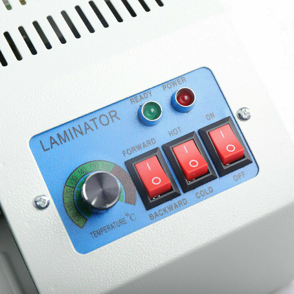 110V 600W 12in A3 A4 Hot Cold Film Laminating Laminator Machine Home Commercial